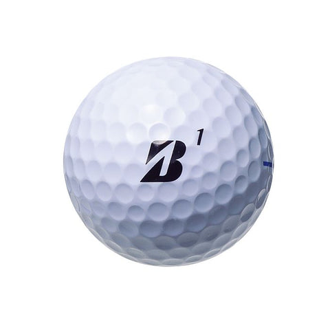 A white Bridgestone Extra Soft Golf Ball featuring dimples and a black B1 marking, designed for straight distance and a soft feel.