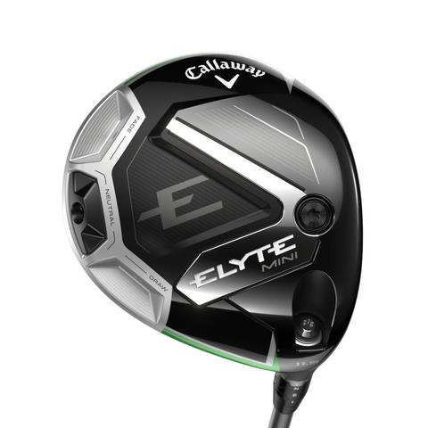 Showing a full sole and all the technology that the Callaway Elyte Mini Driver has