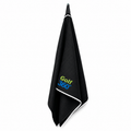 Golf360 2026 Hydro-Dry Diamond Golf Towel | Black/White