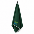 Golf360 2026 Hydro-Dry Diamond Golf Towel | Hunter Green/White