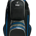 MGI Dri Play Cart Bag in Black/Blue, front view