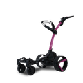 MGI Zip Navigator All Terrain electric golf trundler Passion Pink - front three-quarter view