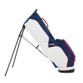 PING HooferLite 264 Stand Golf Bag | Navy/White/Cherry, left-side view