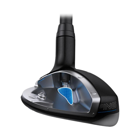 A close-up of the Ping G440 Hybrid, a golf club crafted for easy launch and extra forgiveness.