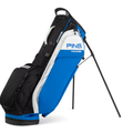 PING Hoofer 231 Stand Golf Bag in Royal/Black/White with stand extended