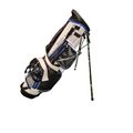 Prosimmon Smartplay Golf Stand Bag in Grey/Royal Blue/White with stand extended