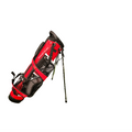 Prosimmon Smartplay Golf Stand Bag in Red/Black/White with stand extended