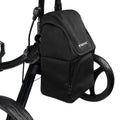 Older two-compartment Rovic Cooler Bag mounted on a golf trundler.