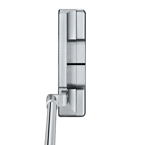 Top view of the Scotty Cameron 2025 Studio Style Newport 2 Putter with a straight shaft and two black alignment lines, set against a white background.