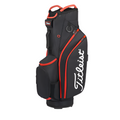 Titleist Cart 14 Golf Bag in Black Black and Red