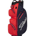 Titleist Cart 14 StaDry Golf Bag in Navy and Red