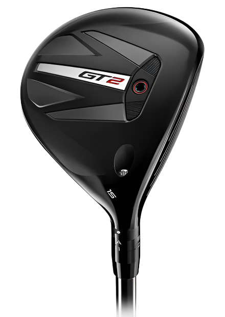 Close-up of the Titleist GT2 Fairway, showcasing its sleek sole design.