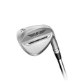 Titleist Golf club with a silver head and black ferrule on a white background