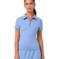 TravisMathew MoveKnit Private Lesson Women's Polo | English Manor – front view