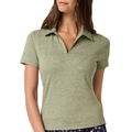 TravisMathew Skyloft Women's Lightweight Polo | Heather Green