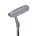 U.S. Kids First Club Putter in Blue, top view showing the alignment line and First Club branding
