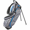 PING Hoofer 264 Iron/Black/Mali Blue stand golf bag – side view on white background