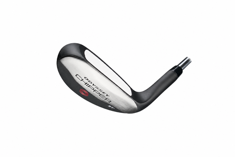 Odyssey golf chipper with generous white space for mobile display