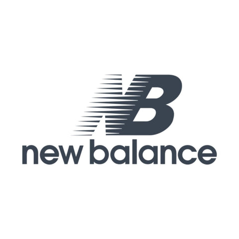 The New Balance logo featuring the stylized letters NB with horizontal stripes, and the words new balance in lowercase letters below on a white background.