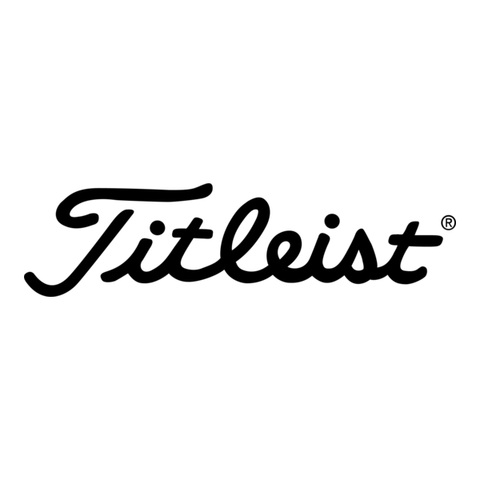 Black Titleist Logo on white background