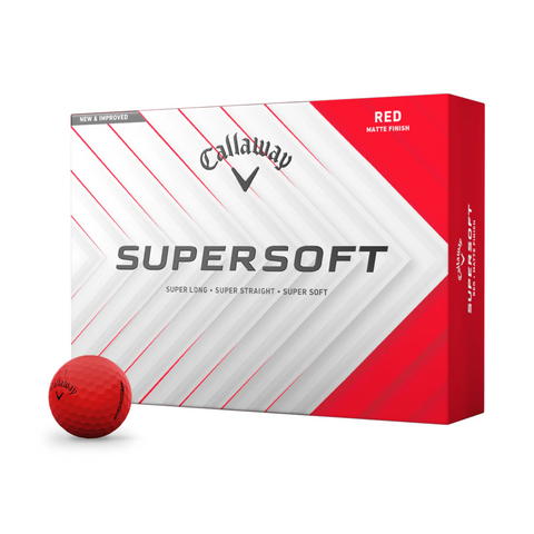 Callaway Supersoft Matte Colour Golf Balls 25