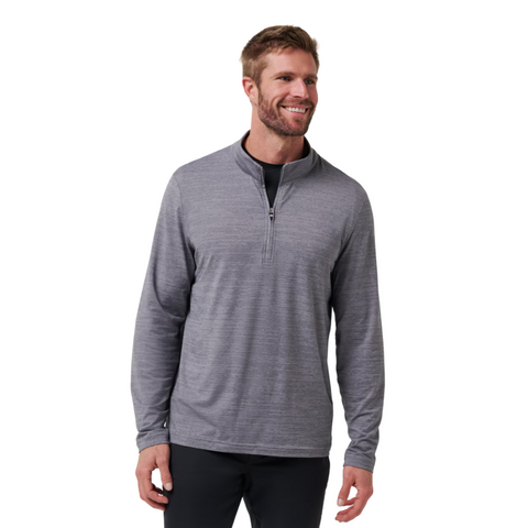 TravisMathew The Heater Quarter Zip Men's Long Sleeve Polo