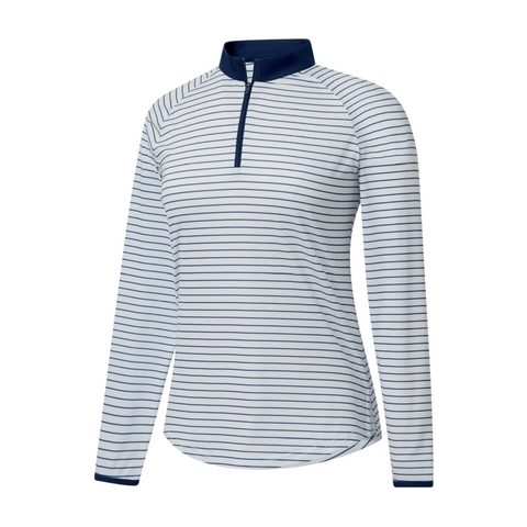 Footjoy Womens's 1/4 Zip Long Sleeve Sun Protection Shirt