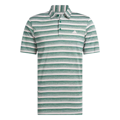 Adidas Two-Colour Striped Mens Polo Shirt