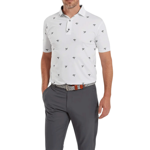 FootJoy Thistle Print Lisle Men's Polo