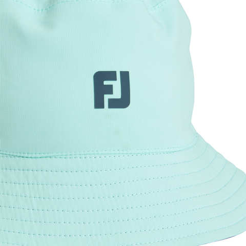 FootJoy Reversible Bucket Hat | Navy/Light Aqua