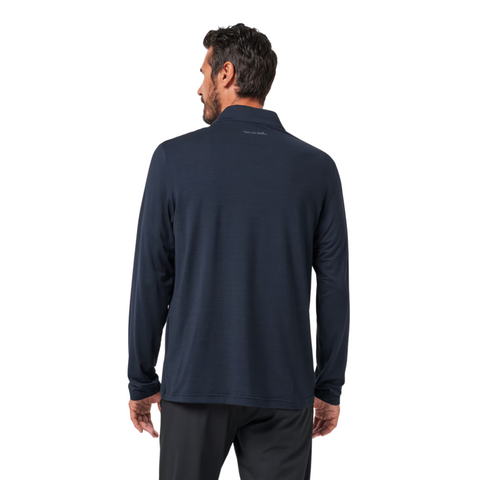 TravisMathew The Heater Quarter Zip Men's Long Sleeve Polo