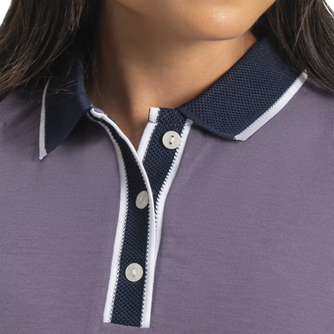 FootJoy Women's Cap Sleeve Polo | Dusty Violet
