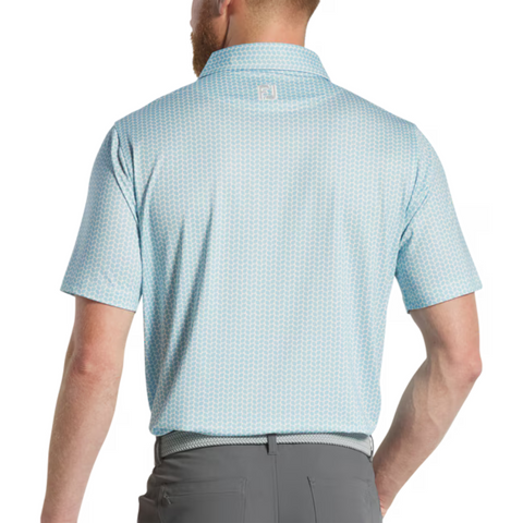 FootJoy Men's Leaf Print Lisle Polo