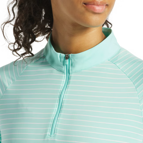 Footjoy Womens's 1/4 Zip Long Sleeve Sun Protection Shirt