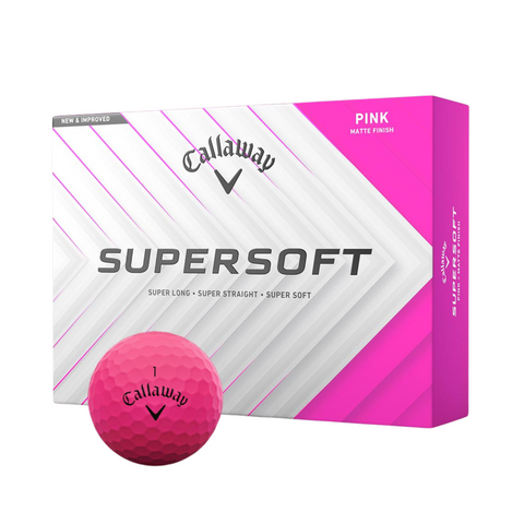 Callaway Supersoft Matte Colour Golf Balls 25