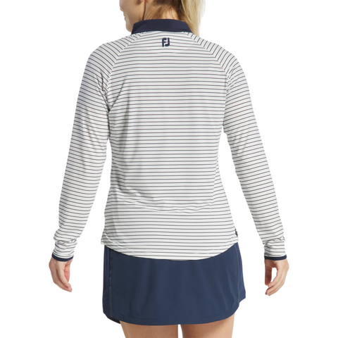 Footjoy Womens's 1/4 Zip Long Sleeve Sun Protection Shirt