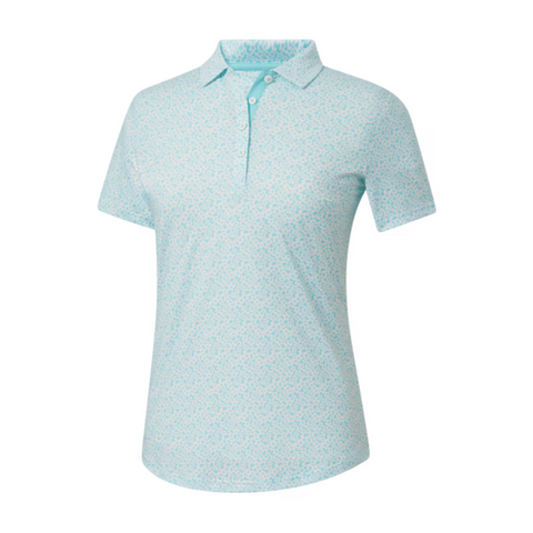 Footjoy Women's Floral Print Short Sleeve Shirt