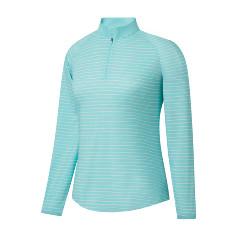 Footjoy Womens's 1/4 Zip Long Sleeve Sun Protection Shirt