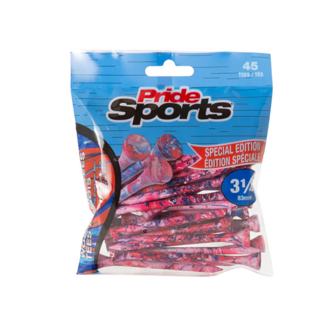 PrideSports Special Edition Paint Splatter Golf Tees