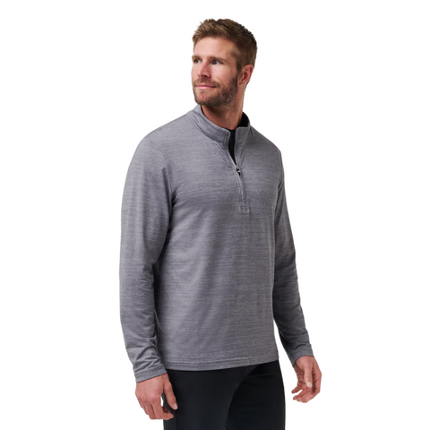 TravisMathew The Heater Quarter Zip Men's Long Sleeve Polo