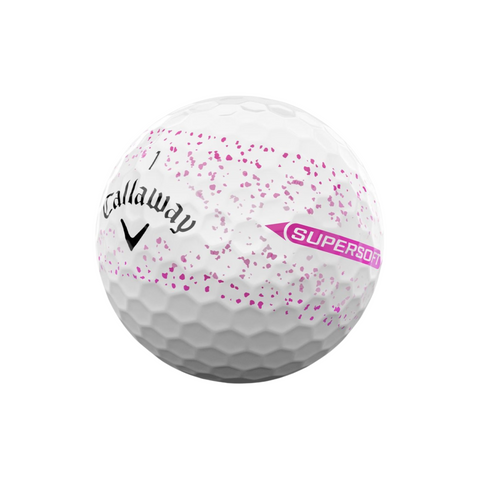 Callaway Supersoft Splatter Golf Ball 25