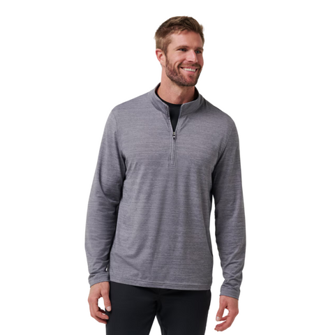 TravisMathew The Heater Quarter Zip Men's Long Sleeve Polo