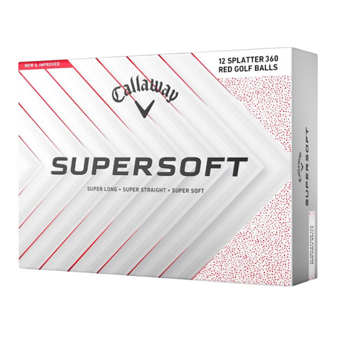 Callaway Supersoft Splatter Golf Ball 25