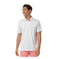 TravisMathew On A Mission men's polo White front model view