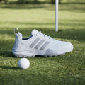Adidas Adipower 26 Spikeless Women's Golf Shoes White/Silver/Grey - side view