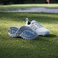 Adidas Adipower 26 Spikeless Women's Golf Shoes White/Silver/Grey - three-quarter view