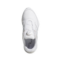Top view of the Adidas 2025 Zoysia Boa Spikeless Women’s Golf Shoes in Cloud White, featuring a BOA fit system dial on the tongue and SL TI 500 BOA printed inside—for style and performance on the course.