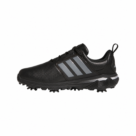 Adidas Adipower GORE-TEX Wide Men's Golf Shoes Core Black/Iron Metallic/Silver Metallic - opposite side view