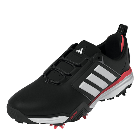 Adidas 2026 Adipower Wide Men's Spiked Golf Shoes | Black/White/Red