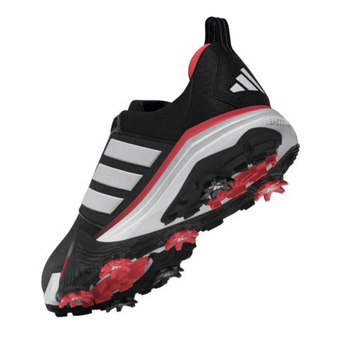 Adidas 2026 Adipower Wide Men's Spiked Golf Shoes | Black/White/Red